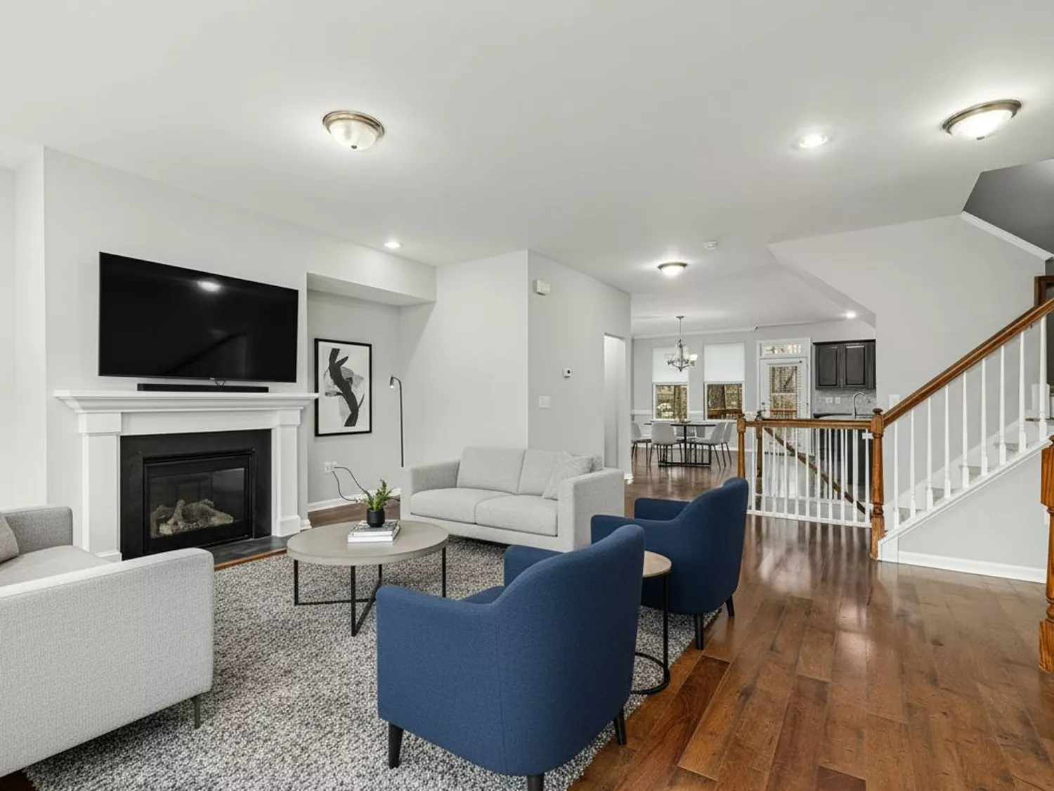 ai staging after image of a living room