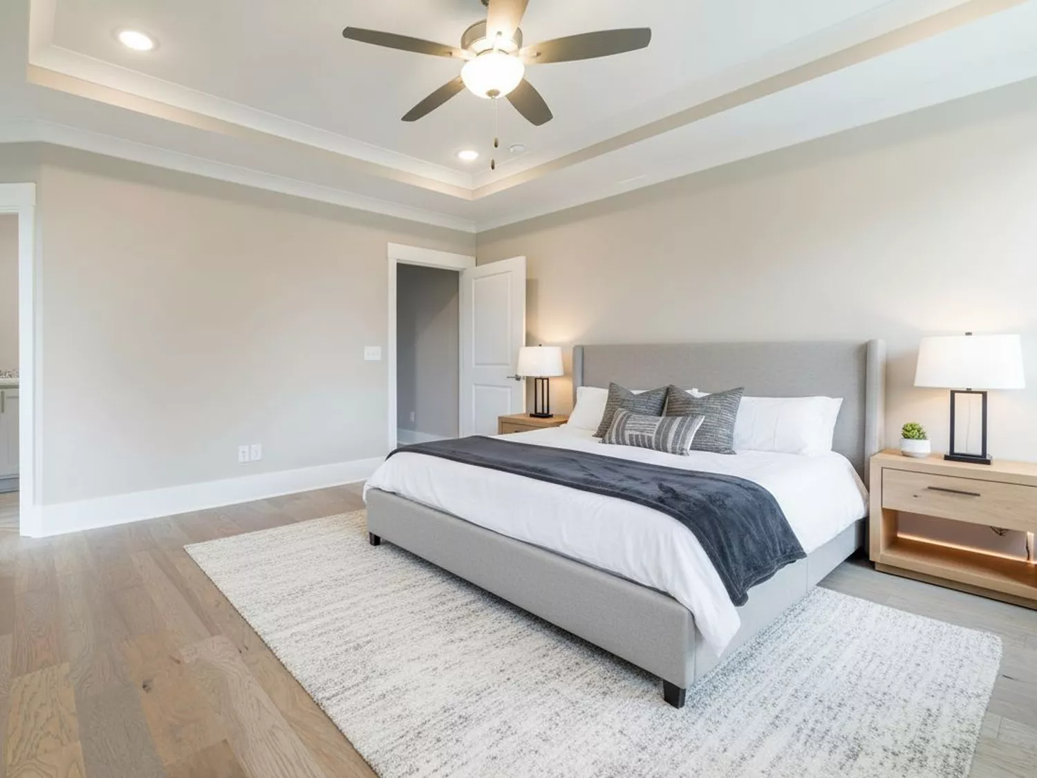a virtually staged bedroom after image using ai