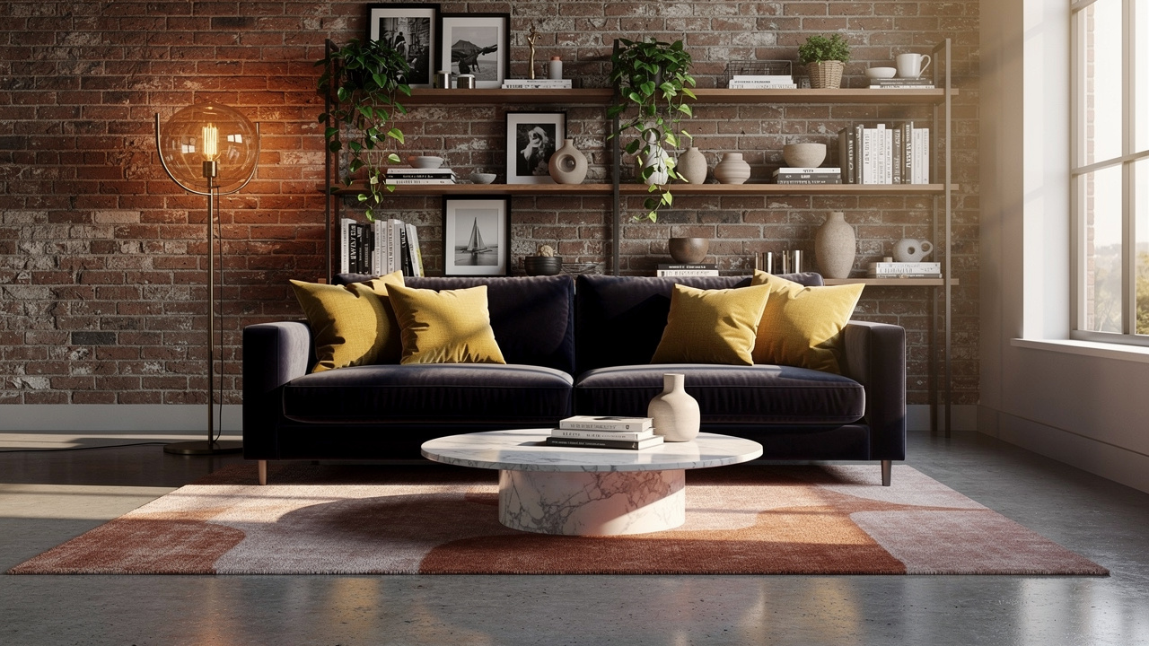 AI virtual staging transforms empty apartment into furnished living space