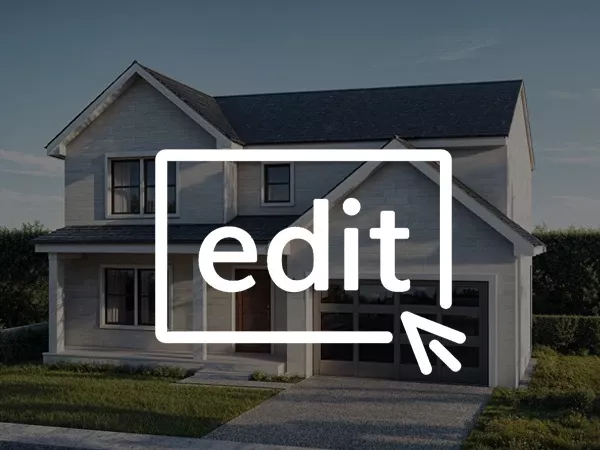 describe how you want your exterior to look with text prompts